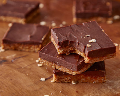 Peanut Butter and Ginger Fudge Bars