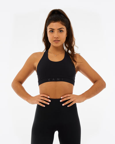 $88 Beyond Yoga Women's Black Colorblock To the Frame Sports Bra Size X- Small – St. John's Institute (Hua Ming)